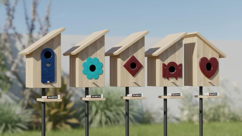 CEDAR ALPHA 5 Pk 1.4" Metal Bird House Predator Guards -1-7/16" Hole Sizes - Excludes Different Bird Species - Protects The Entry Hole - Image 5
